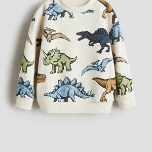 Two dinosaur sweatshirts